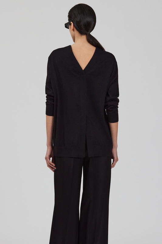 Cardigan senza maniche in cashmere con zip Matilda