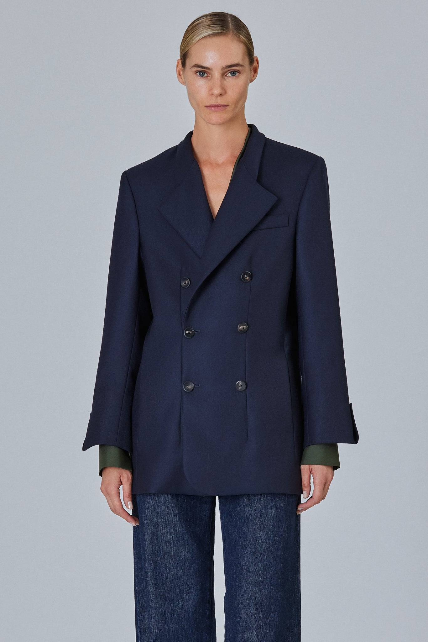 Lauren Flannel Double Breast Jacket