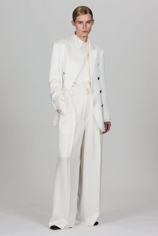 Lauren Double Satin  Double Breast Jacket
