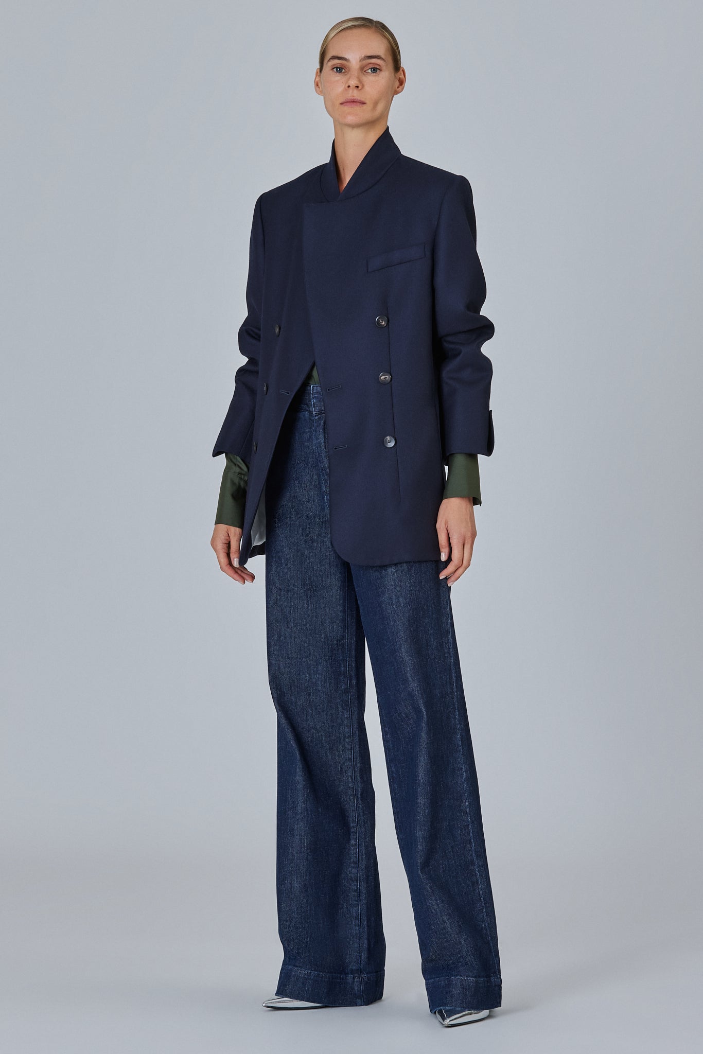 Lauren Flannel Double Breast Jacket