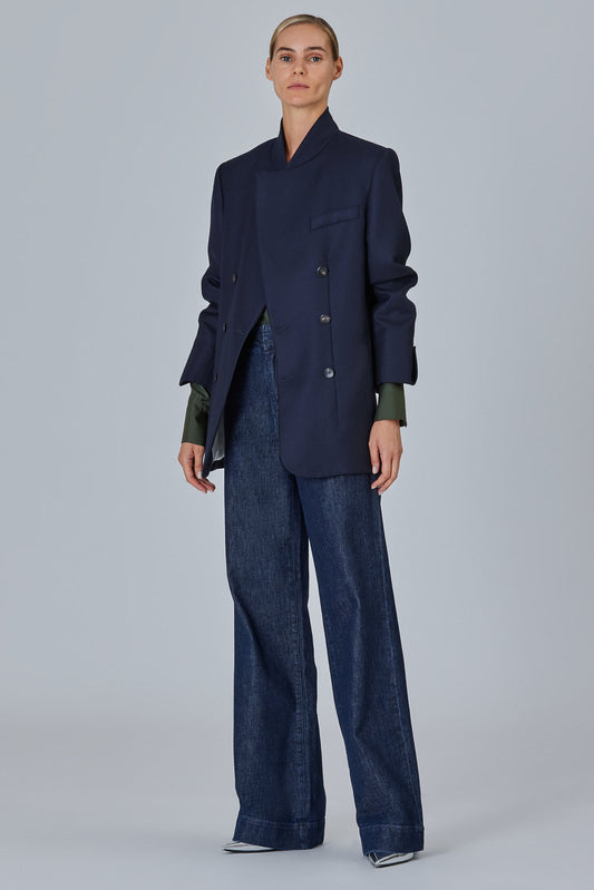 Lauren Flannel Double Breast Jacket