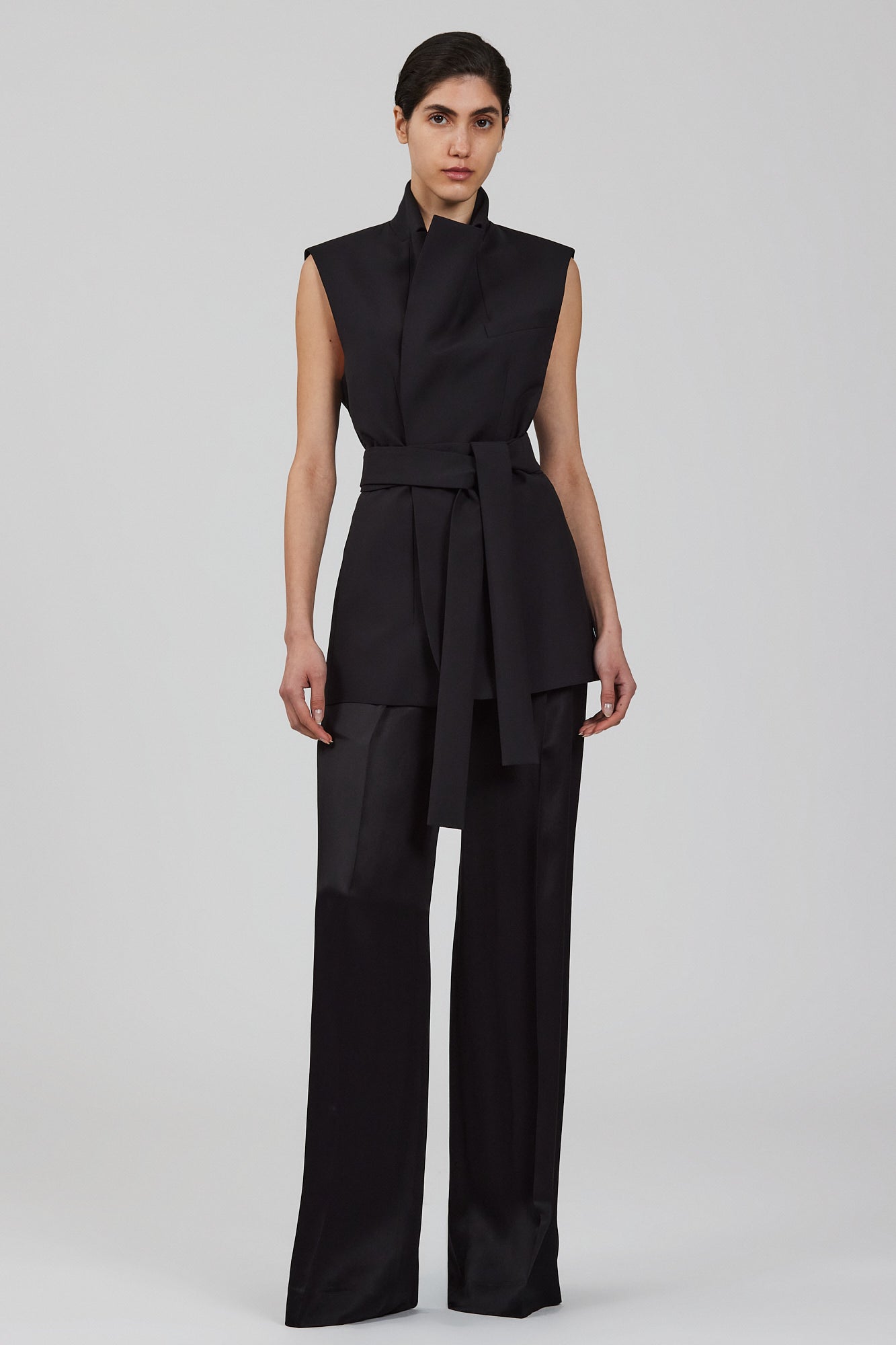 Lauren wool sleeveless jacket