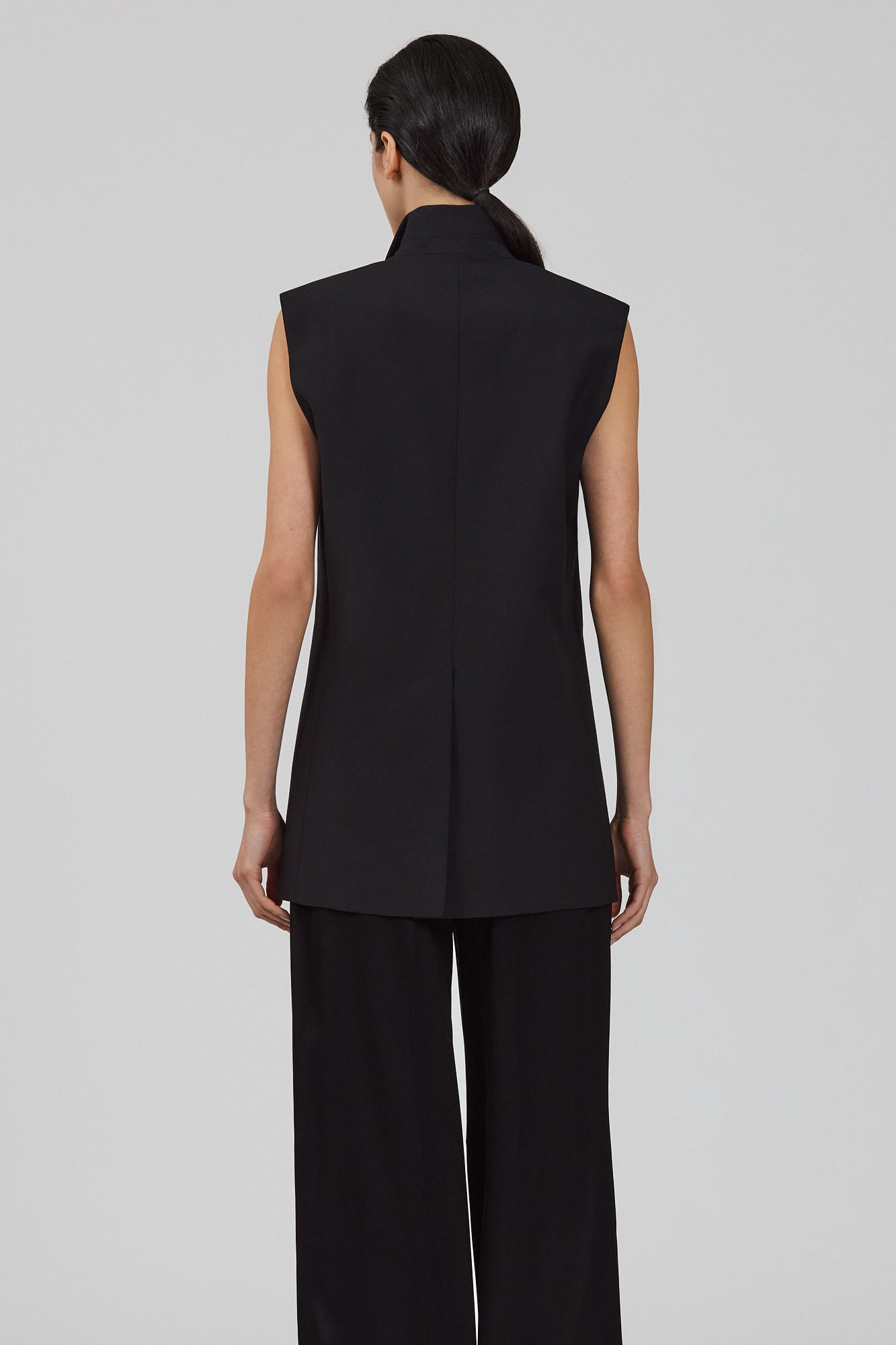 Lauren wool sleeveless jacket