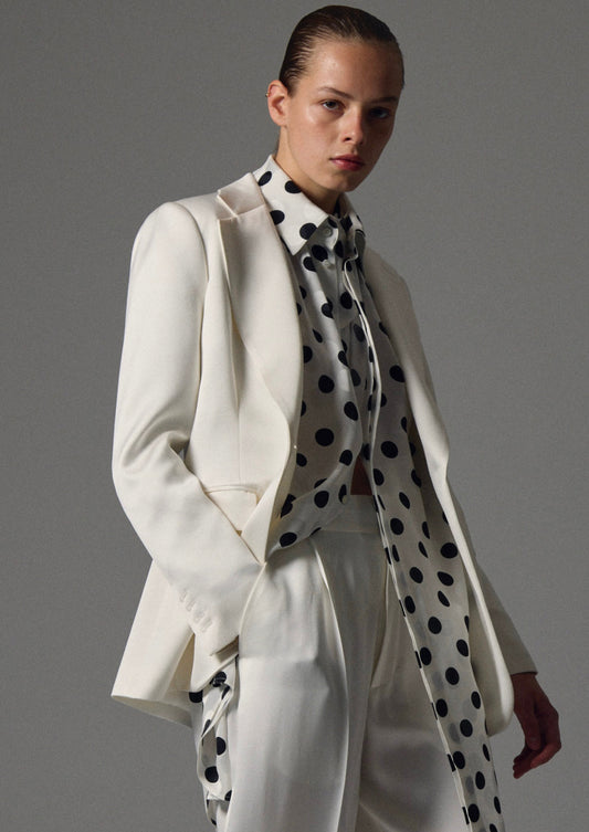 Andrea double satin jacket