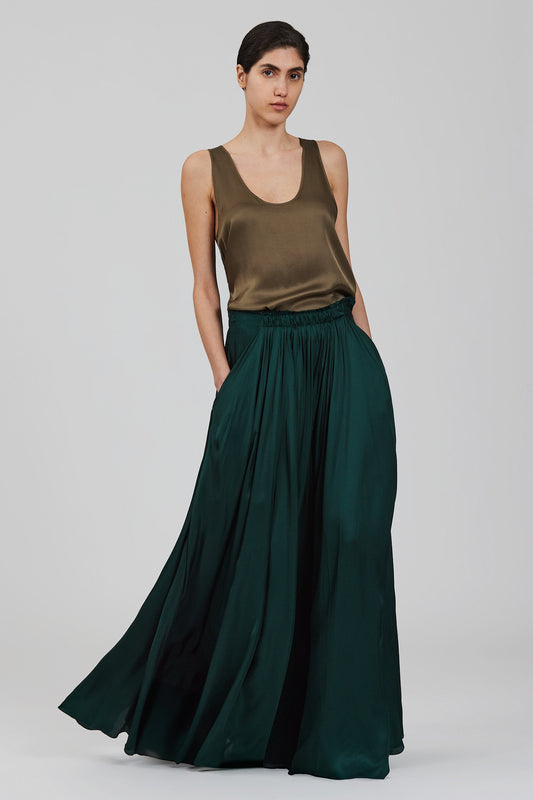 Canotta in doppio raso