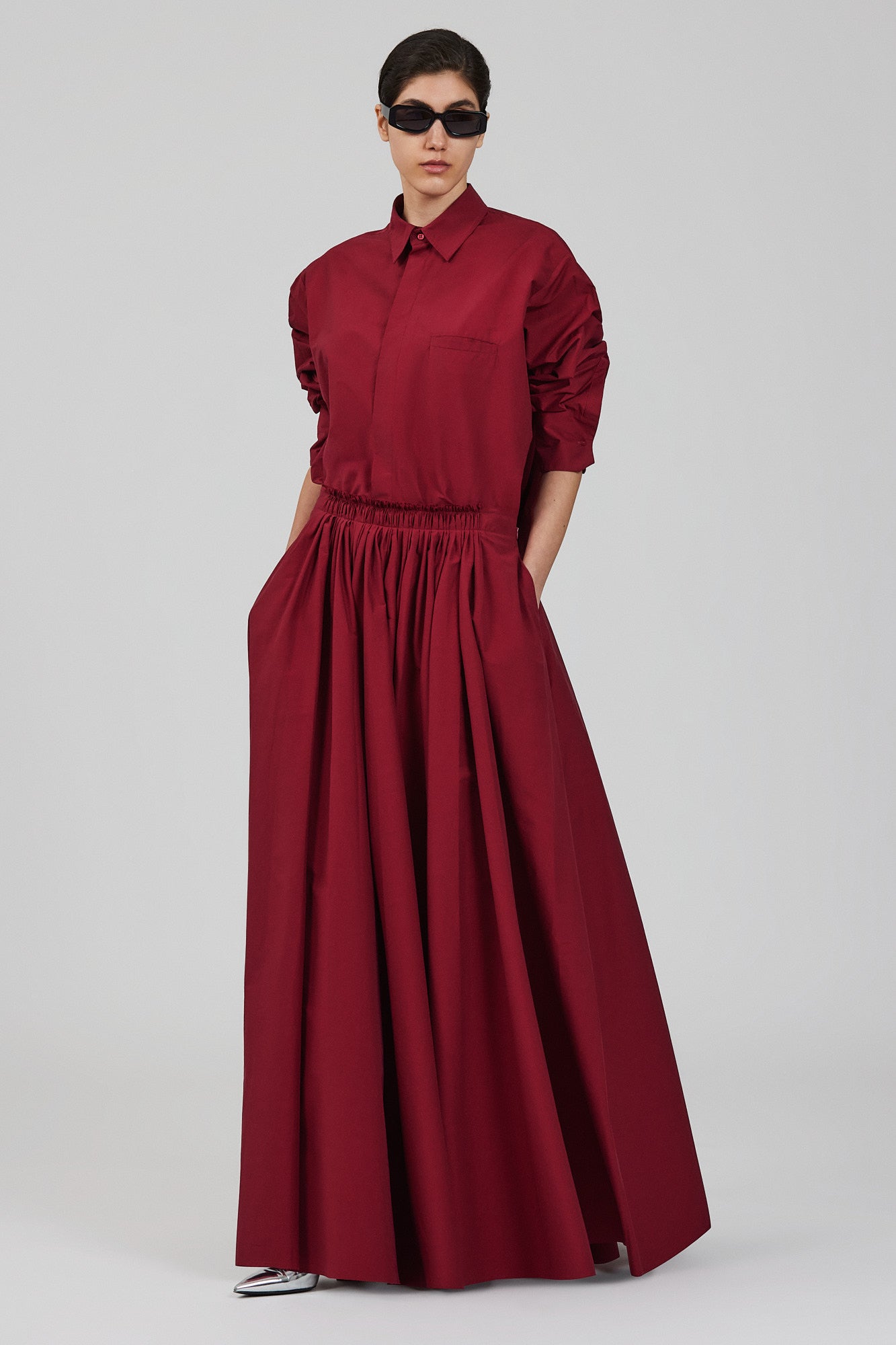 Camicia Baloon in cotone