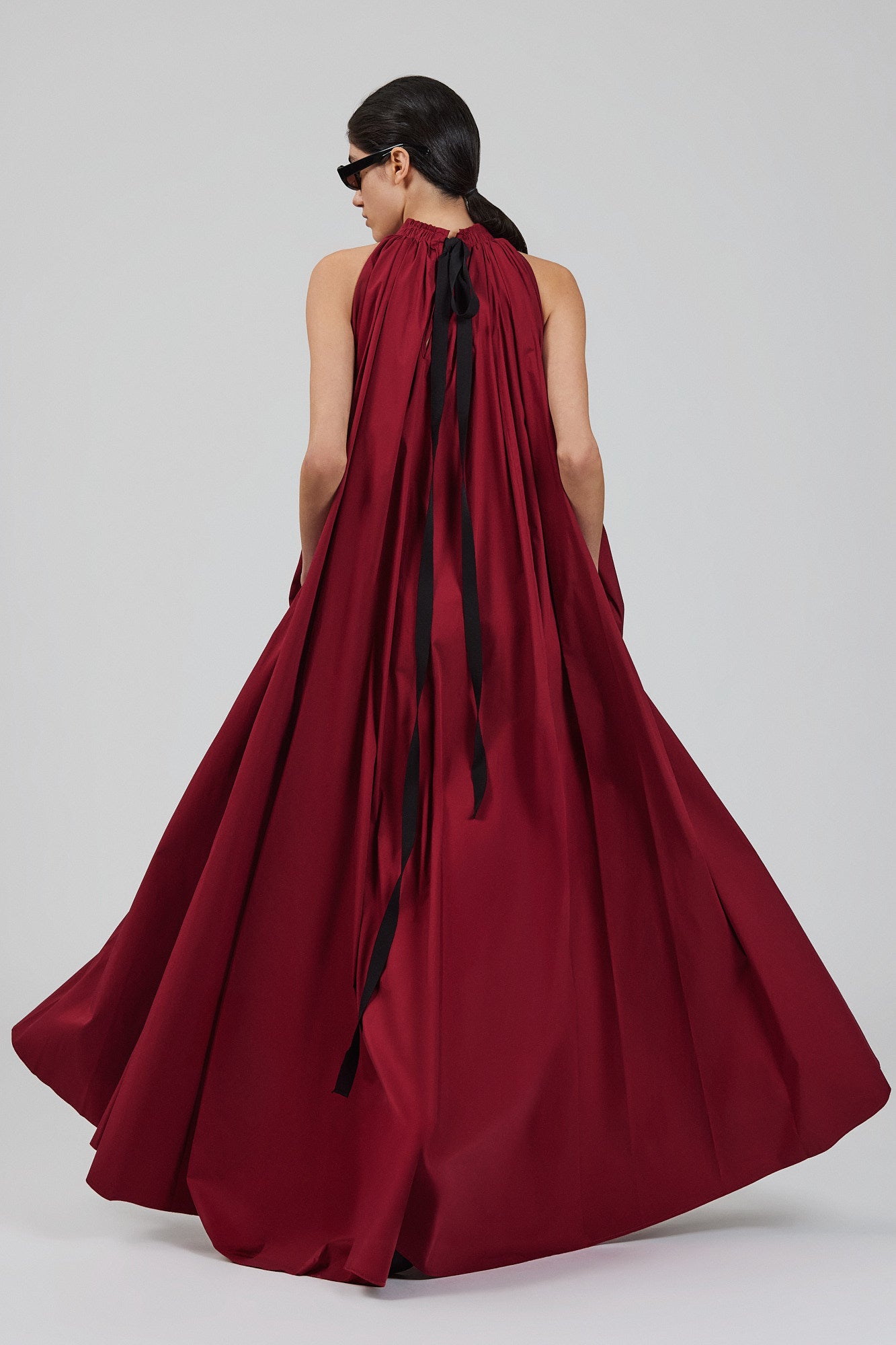 Frida sleeveless cotton long dress