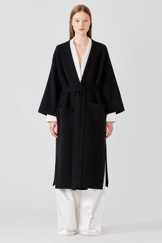 Cappotto kimono in misto cashmere Isabella