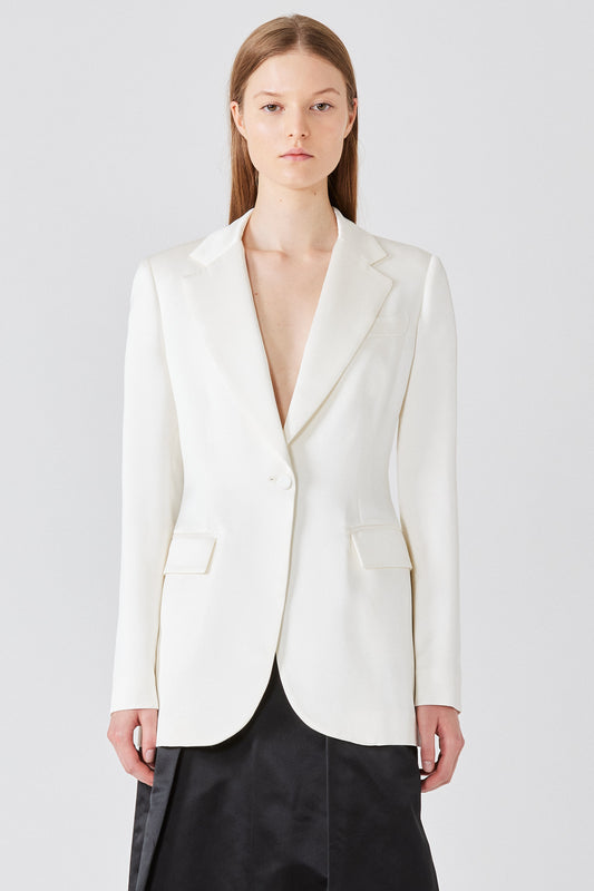 Andrea double satin jacket