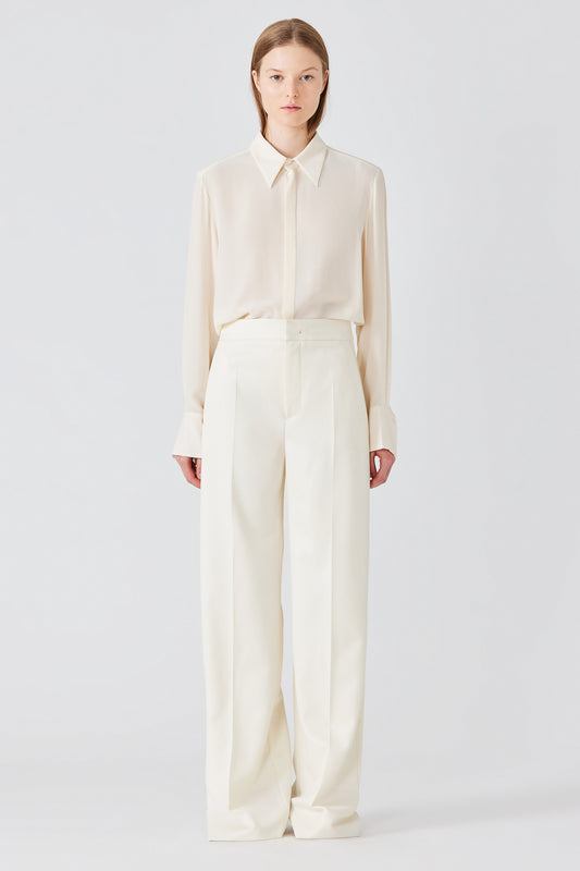 Petit shirt in crepe de chine