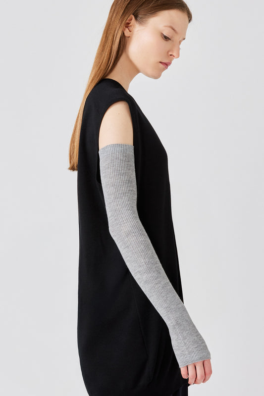 Guanti in cashmere e seta