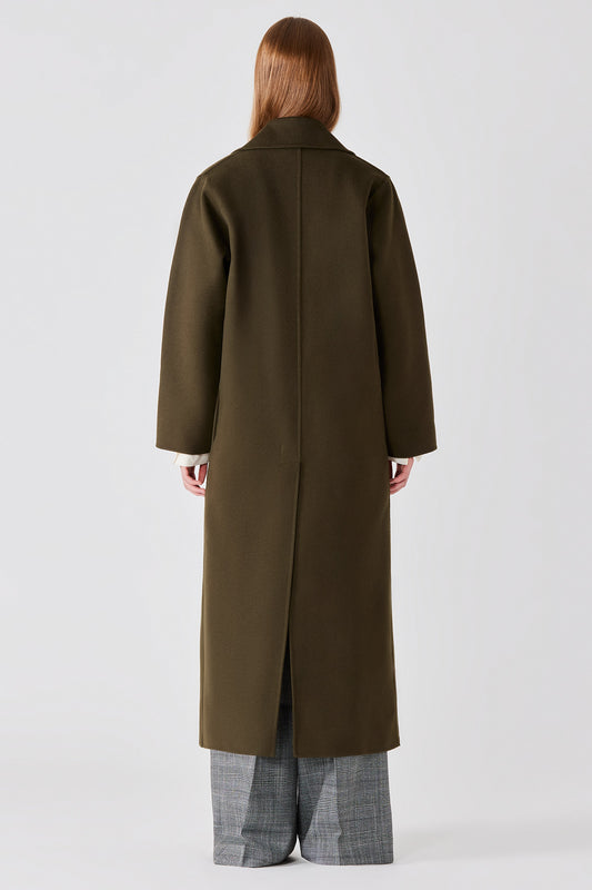 Cappotto Caroline in misto cashmere con cintura