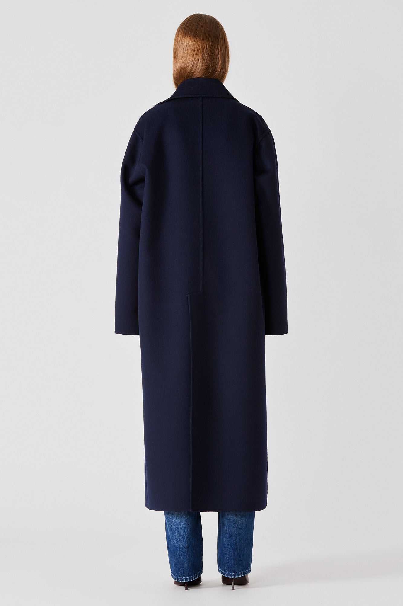 Caroline long coat in double cashmere