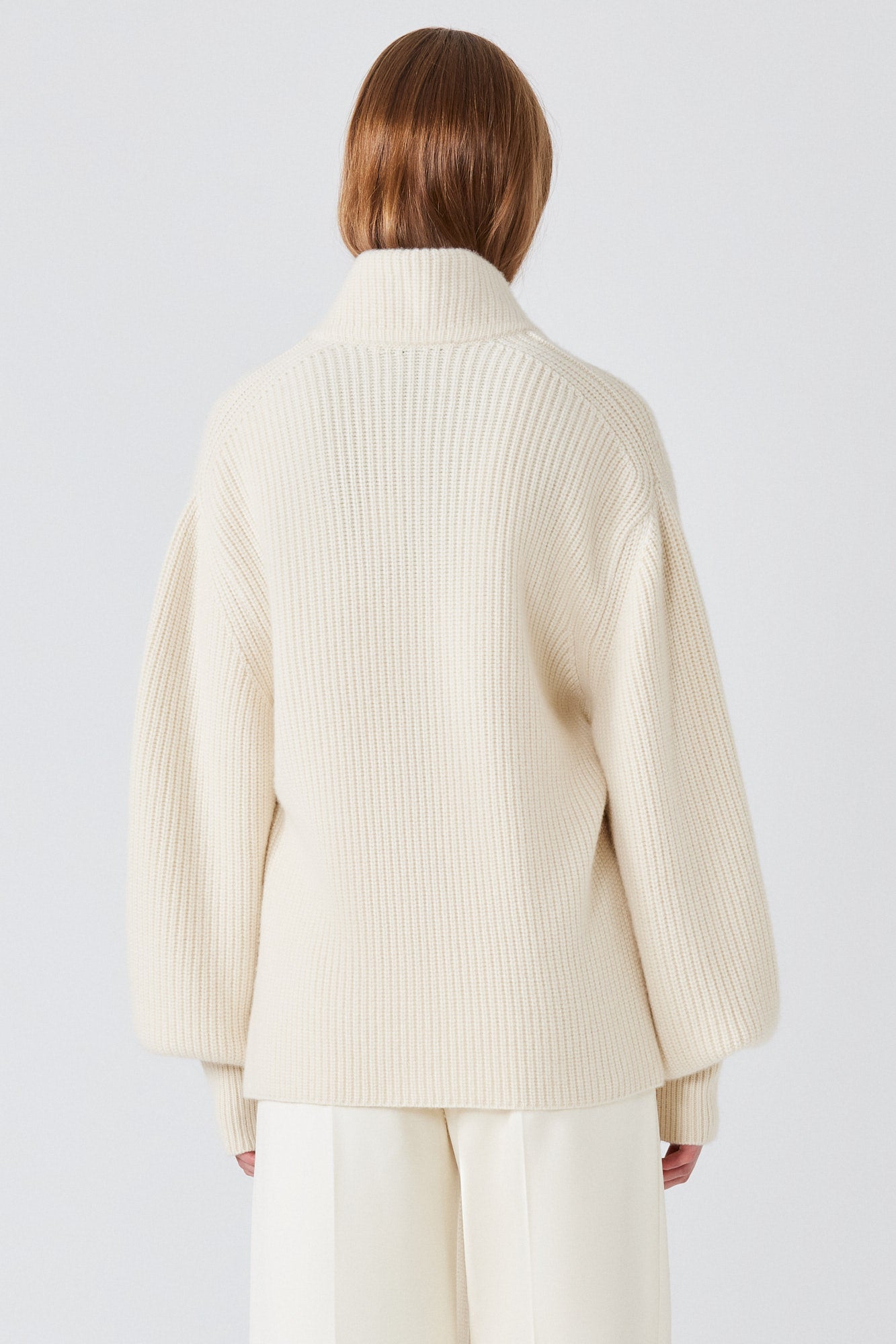 Gemma english ribbed cashmere cardigan jacket