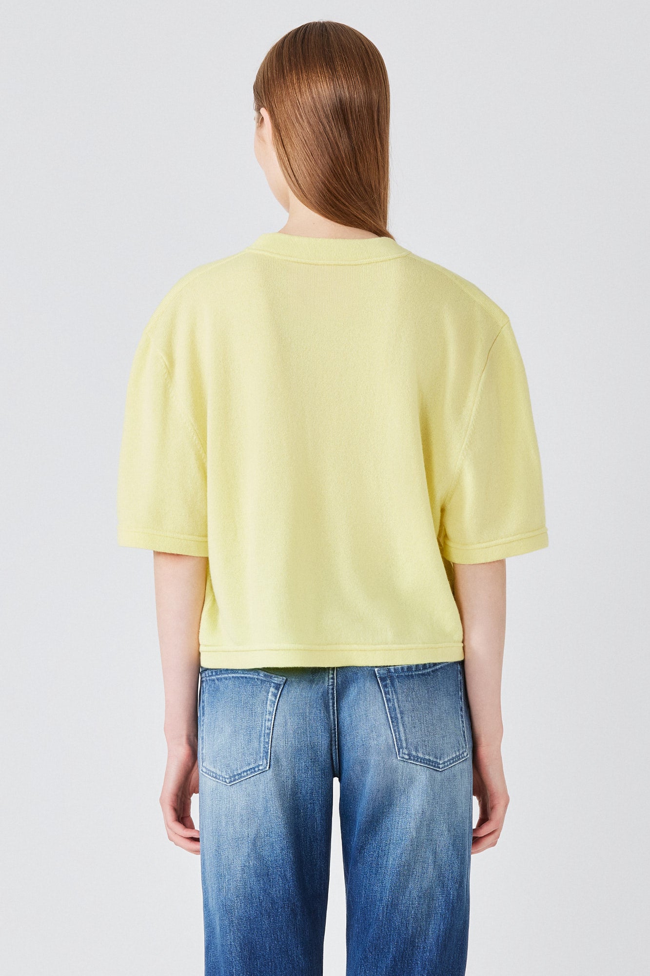 Cashmere cropped t-shirt