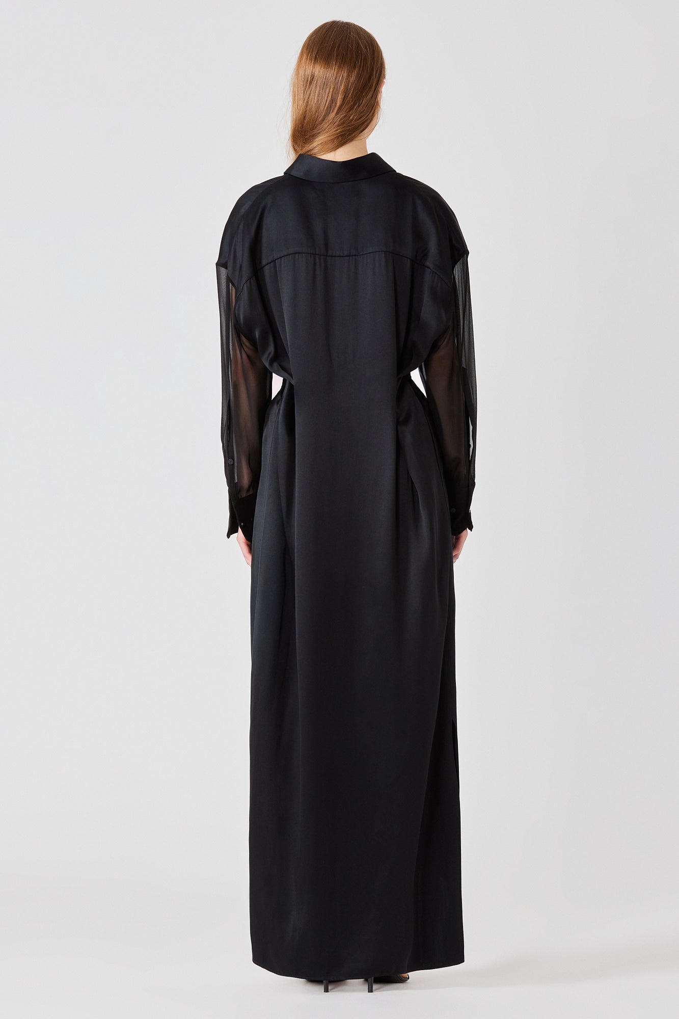 Francesca double satin dress