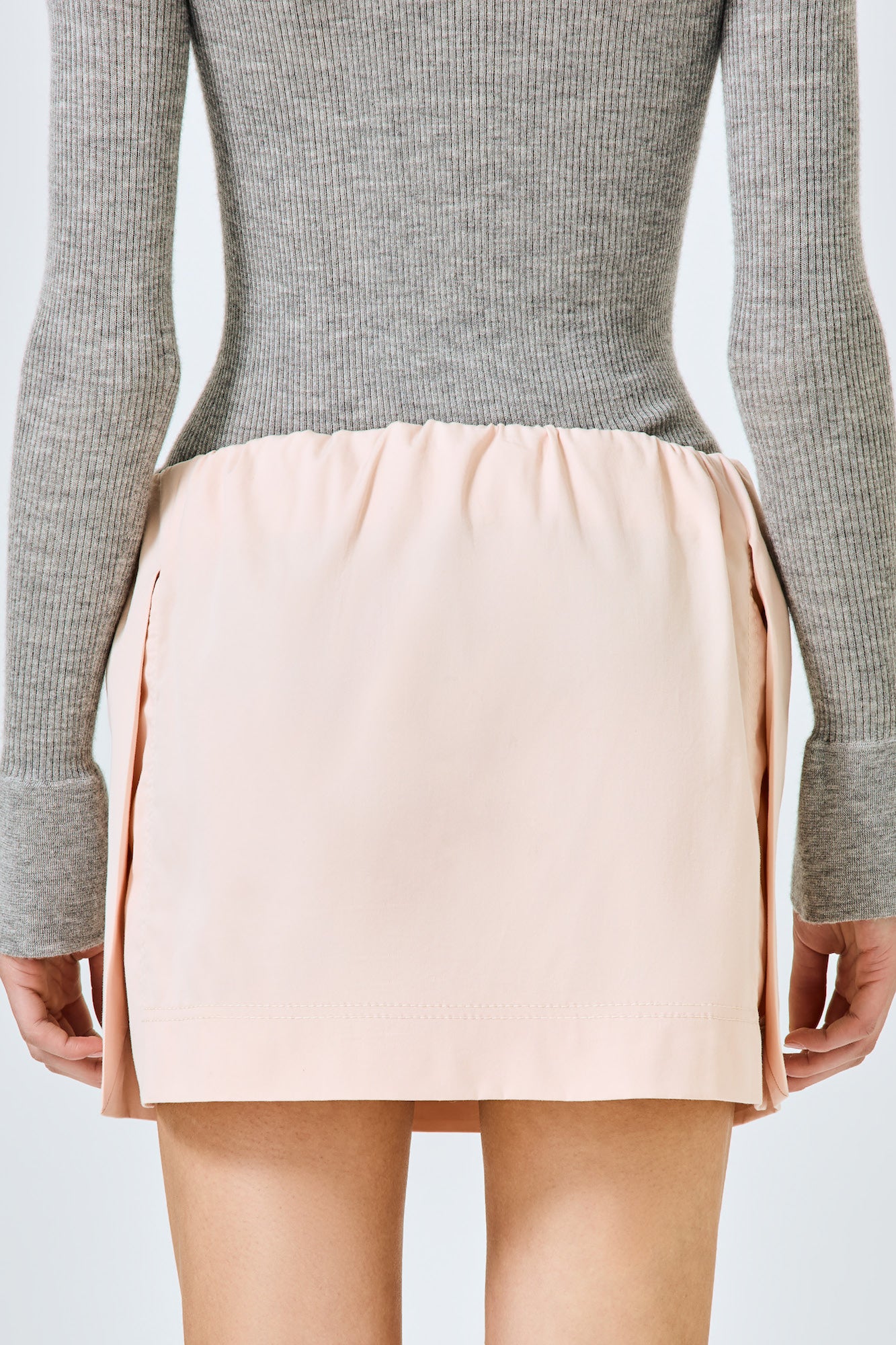 Gilda mini skirt in cotton silk