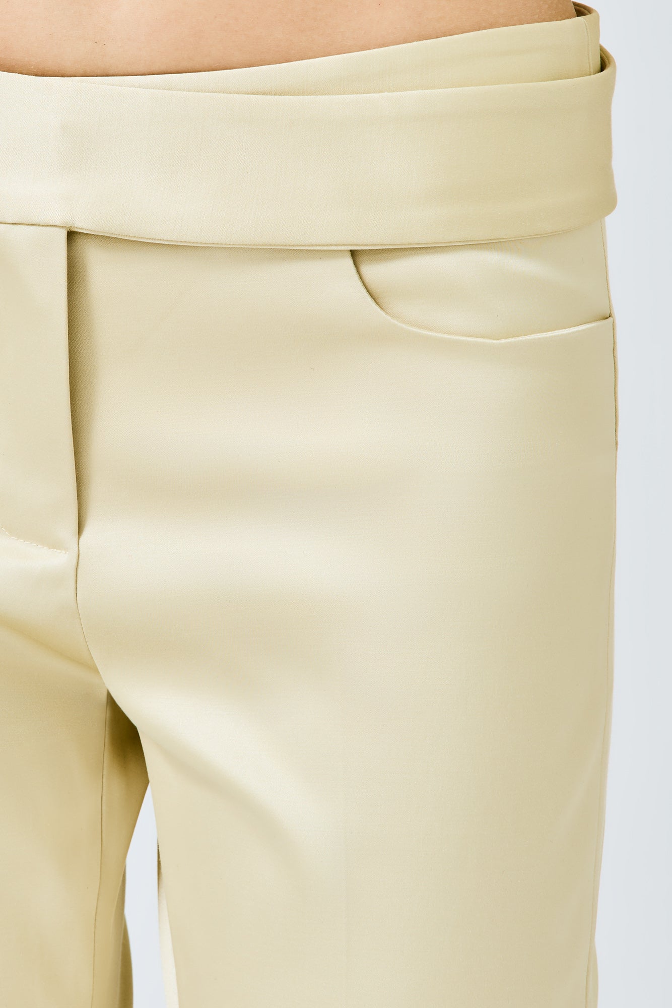 Pantaloni Elena in seta cotone stretch