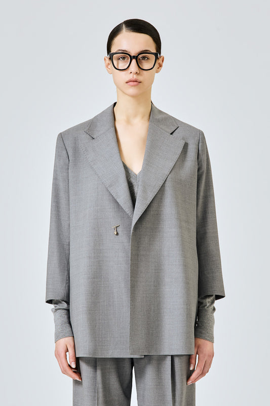 Boxy Benni blazer in virgin wool