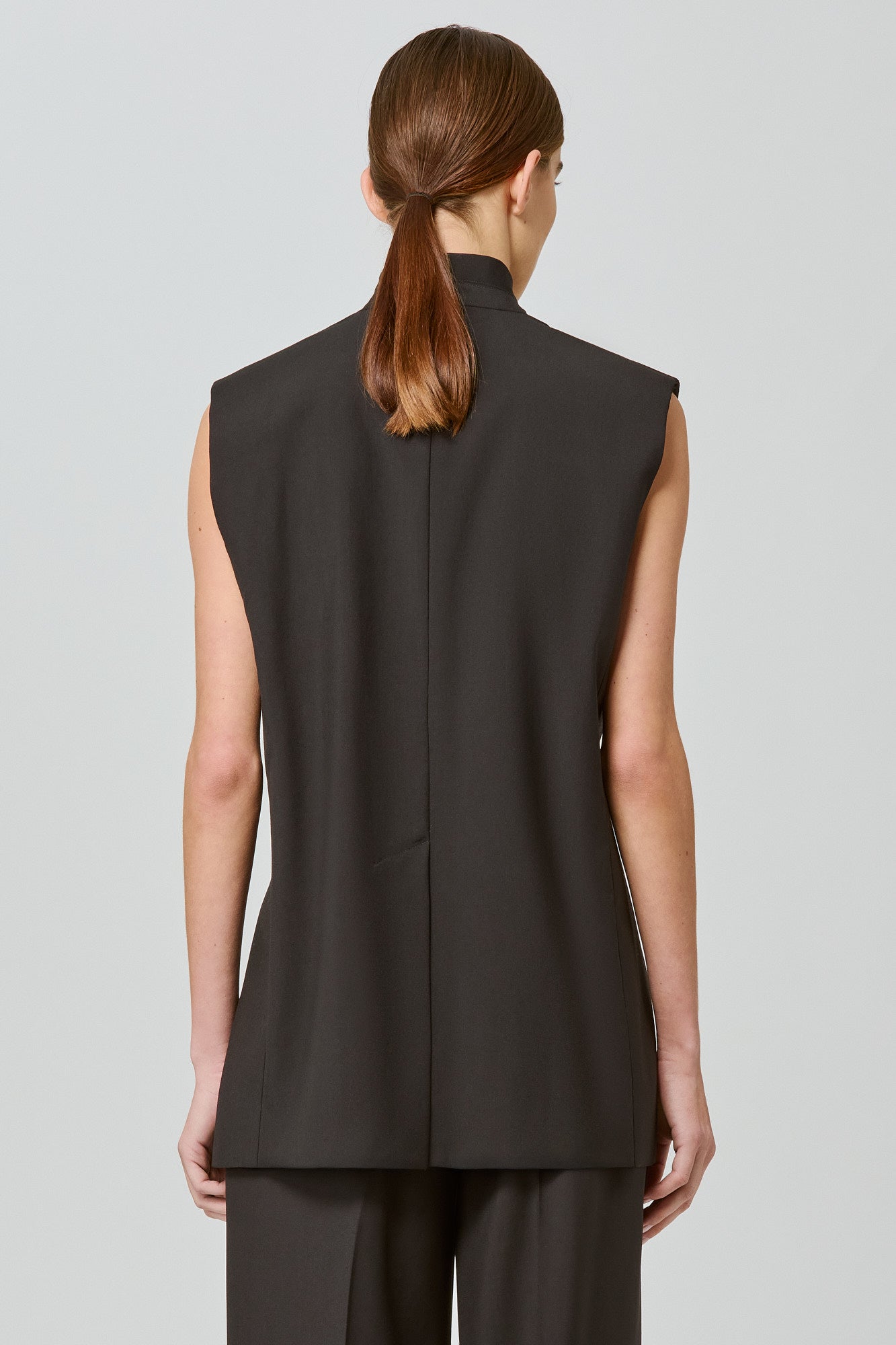 Lauren wool sleeveless jacket