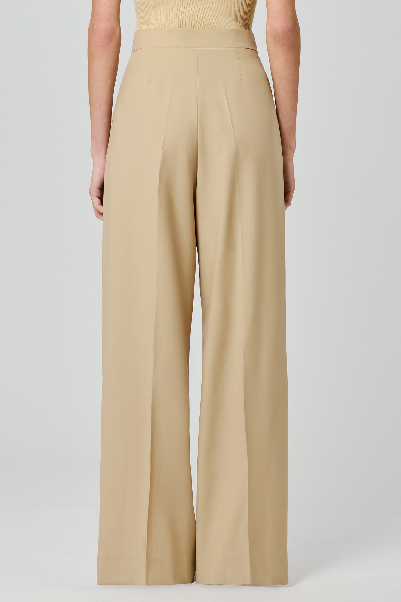 Lauren wool double pleat trousers