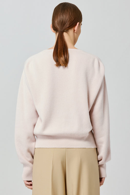 V neck cashmere sweater