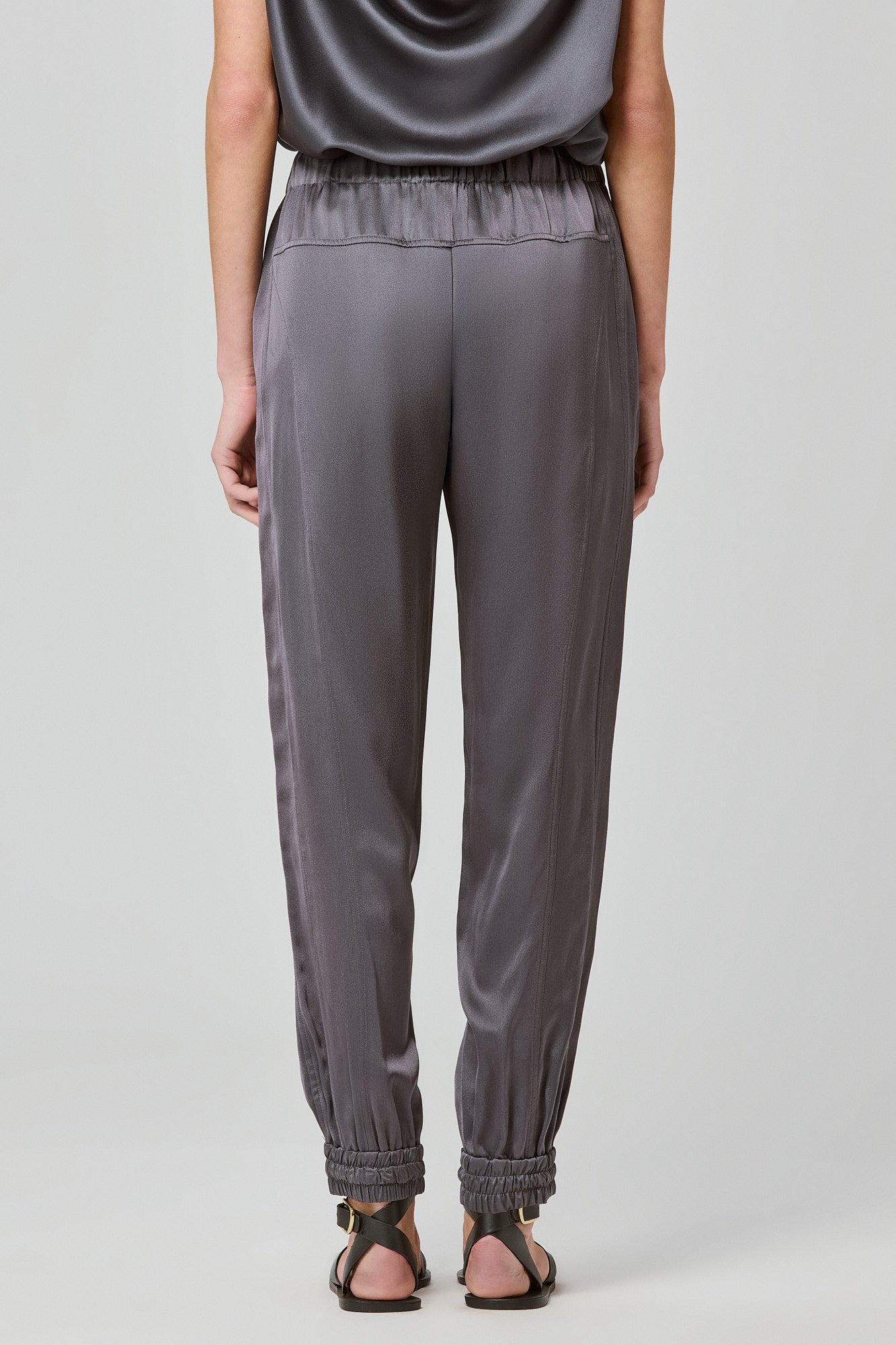 Valentina double satin joggers