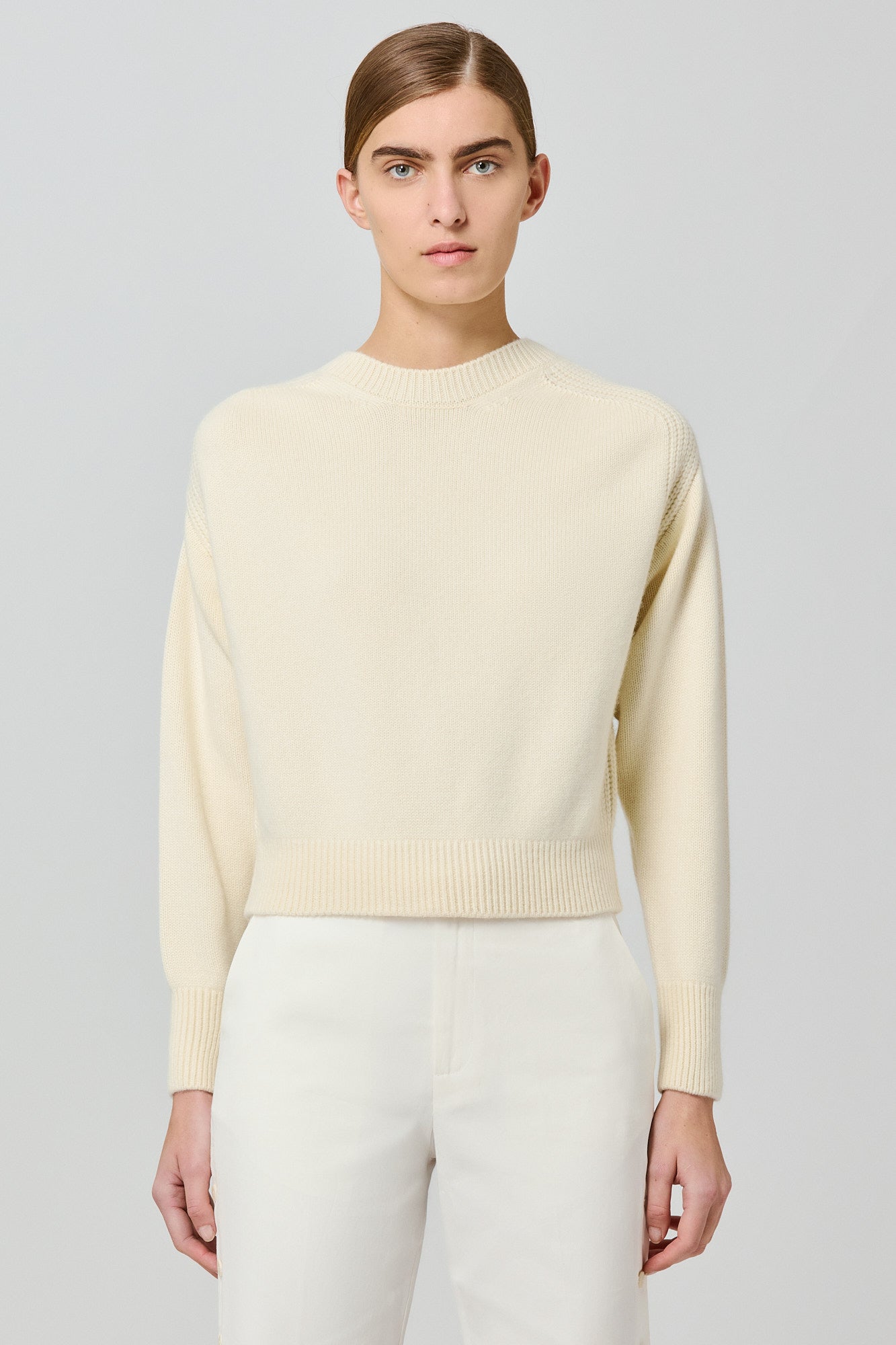 Maglione girocollo in cashmere