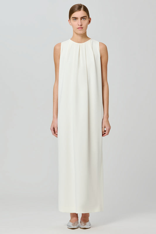 Atena cady stretch draped long dress