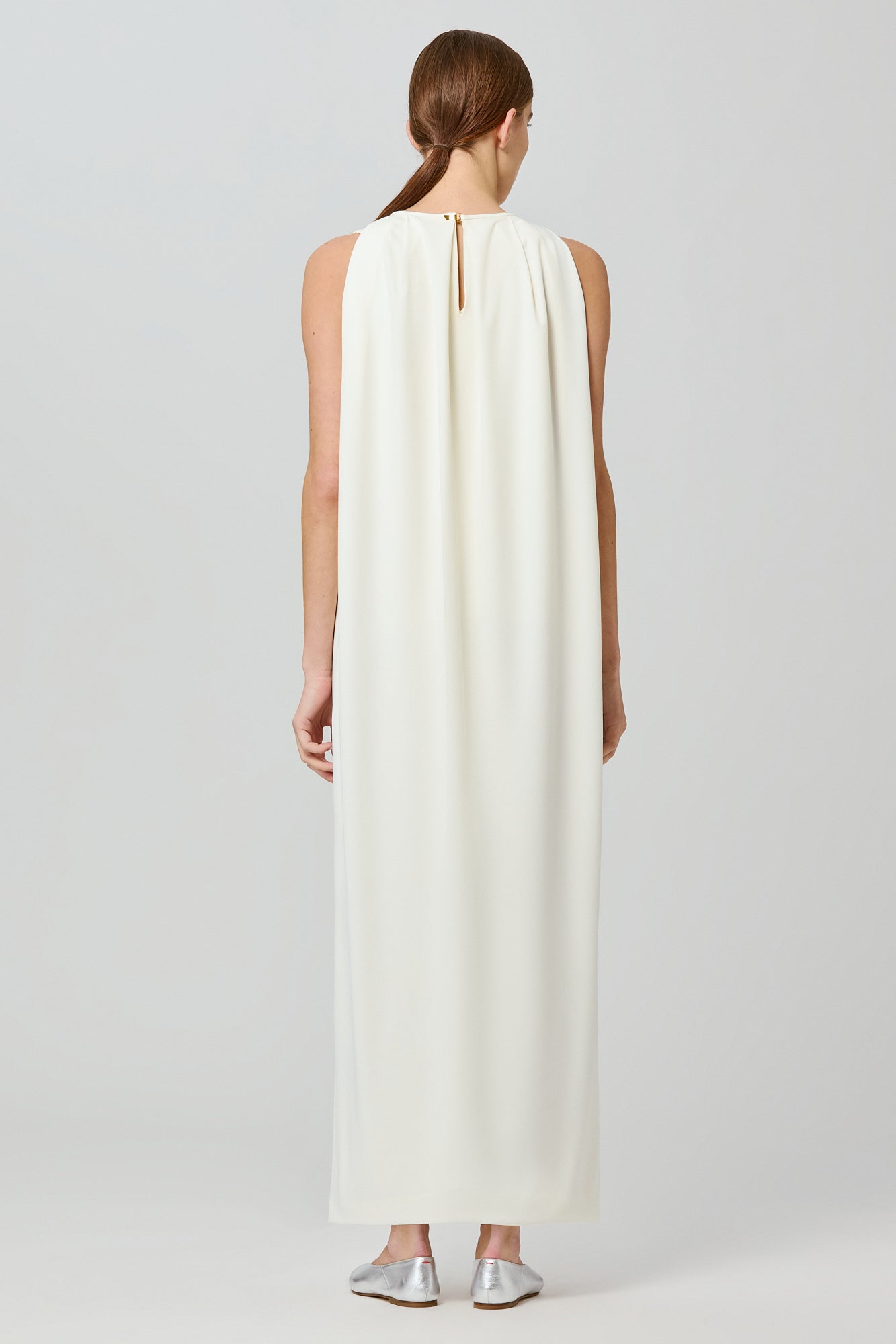 Atena cady stretch draped long dress