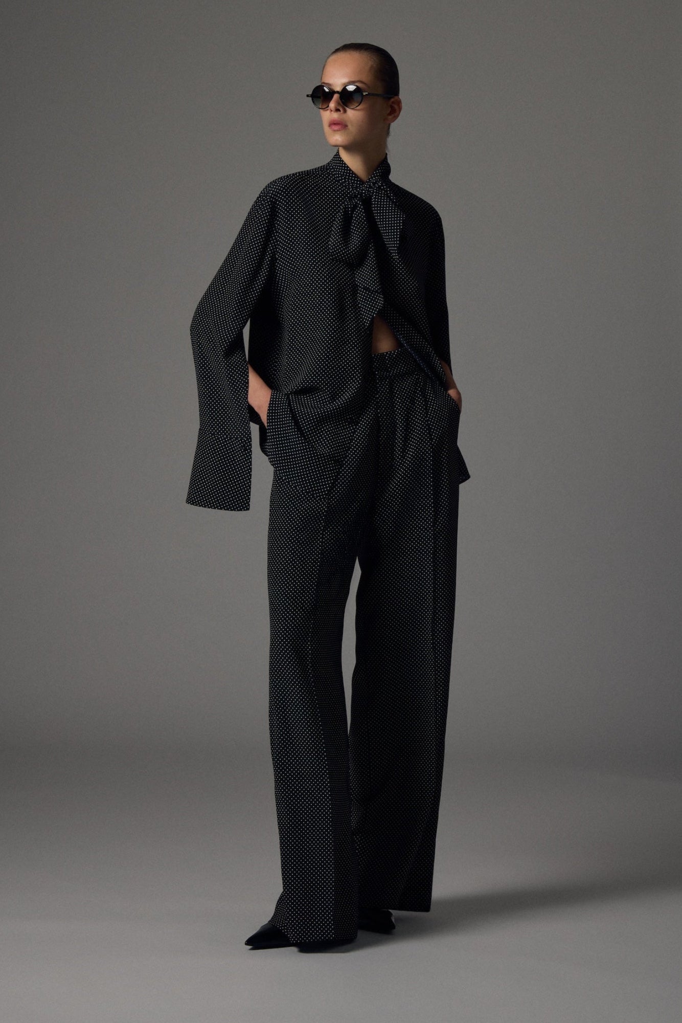 Pantaloni Bogart lurex
