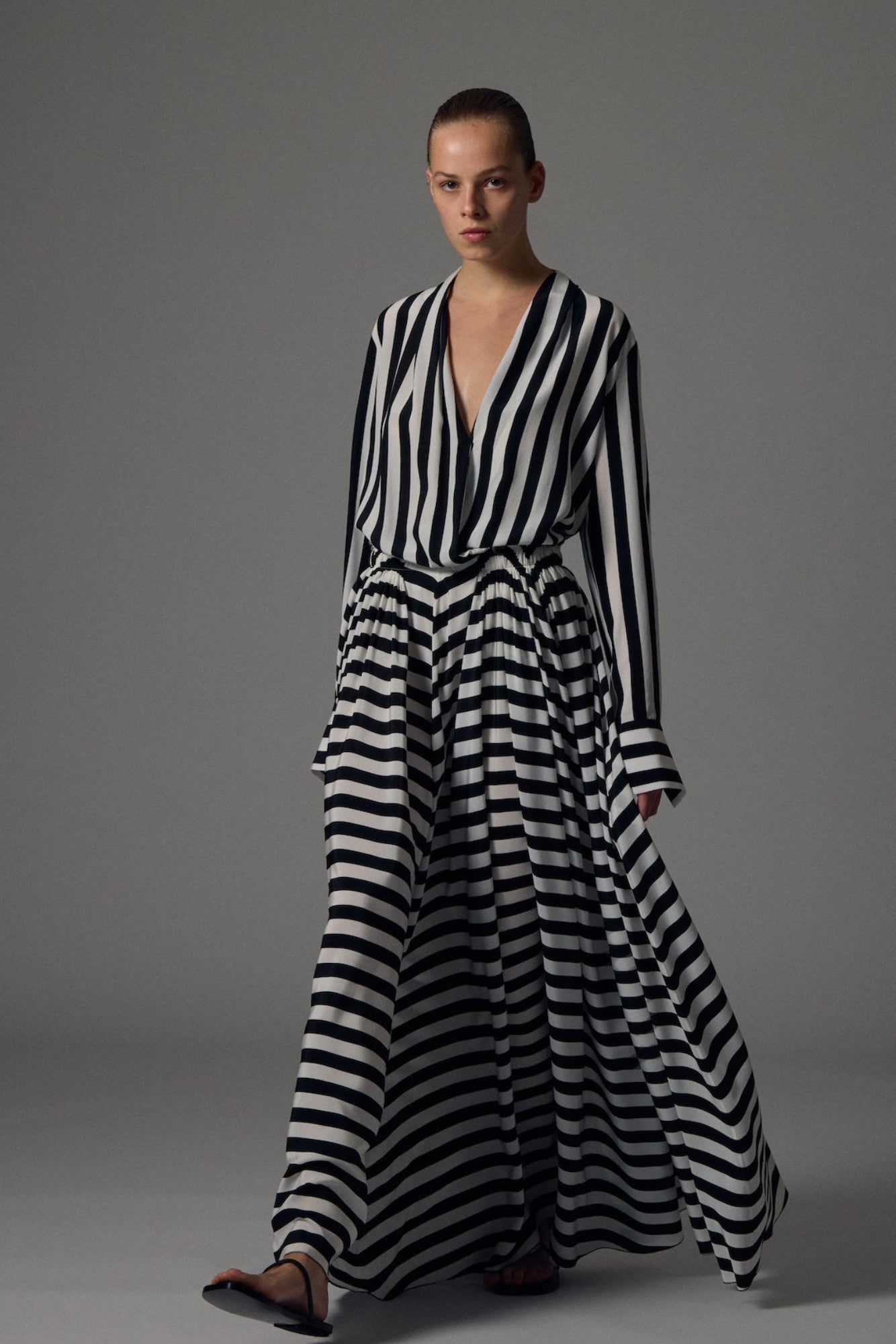 Frida crepe de chine skirt