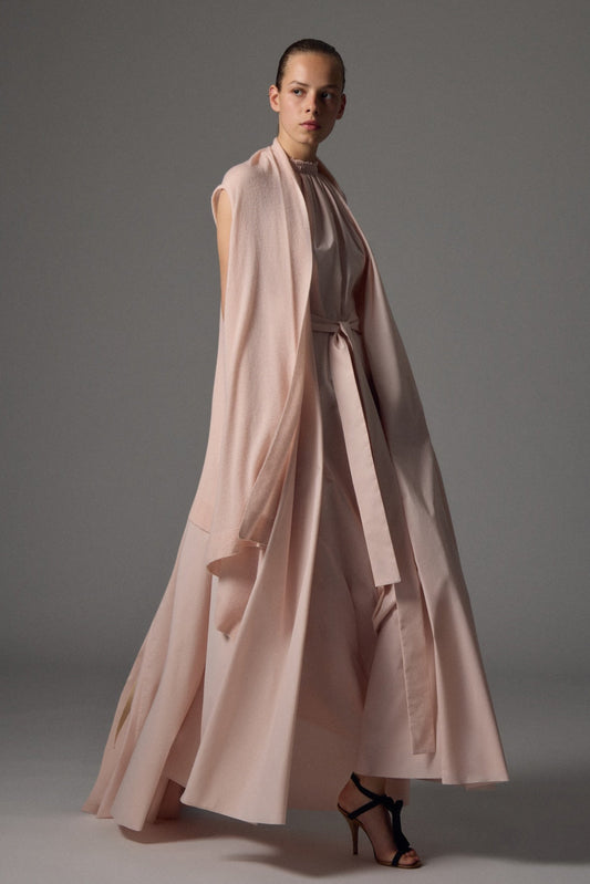 Frida sleeveless cotton long dress