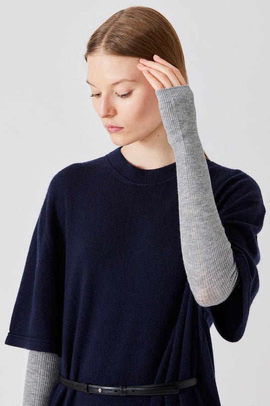 Guanti in cashmere e seta