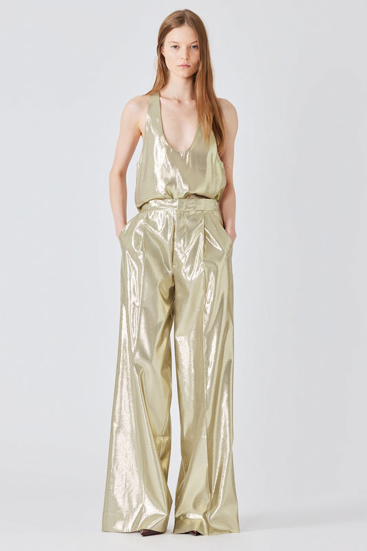 Pantaloni Bogart lurex