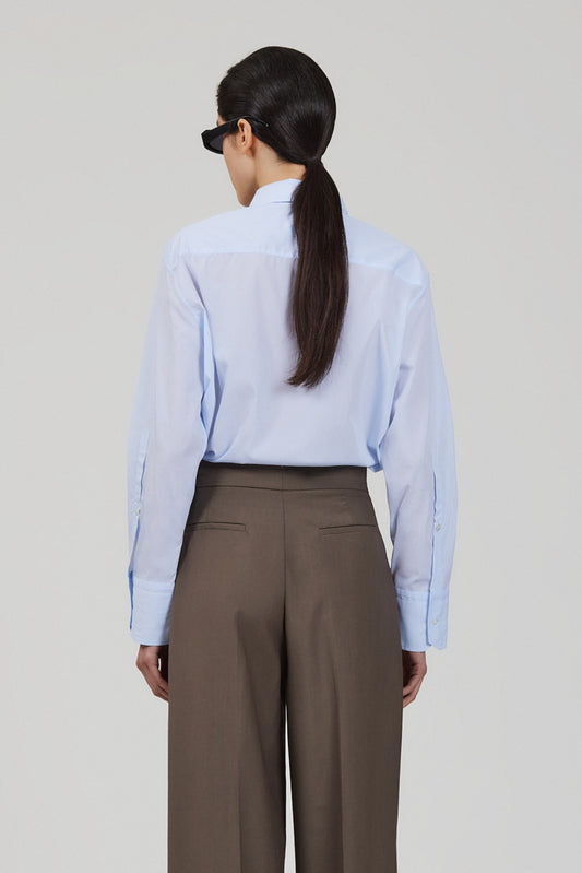 Camicia regolare in twill di seta Marcella