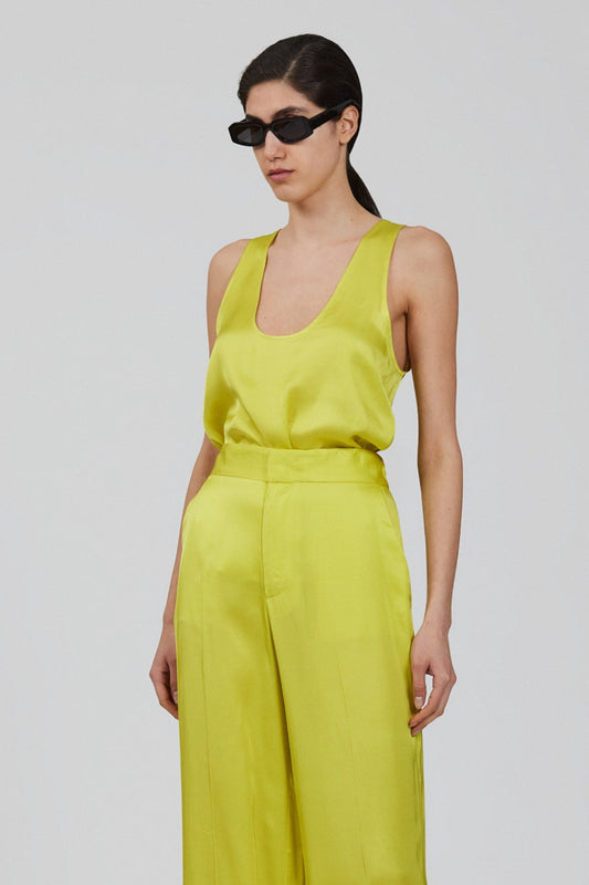 Canotta in doppio raso