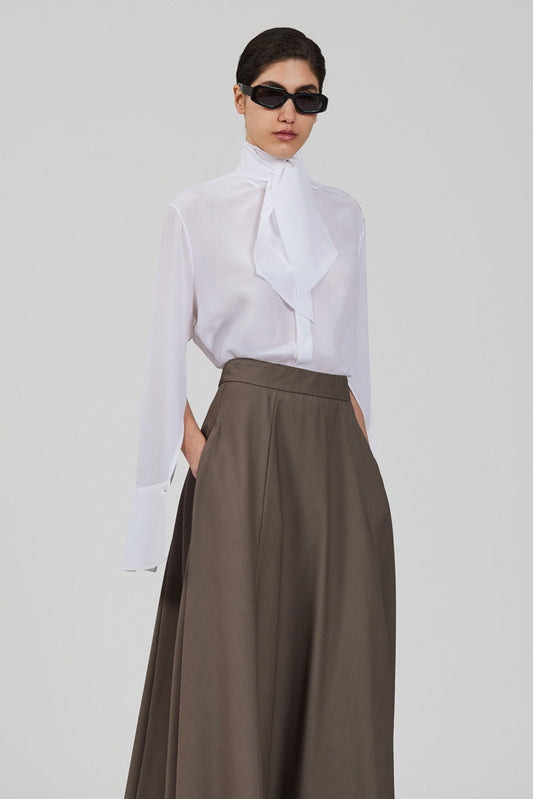 Camicia Susanna in crepe de chine