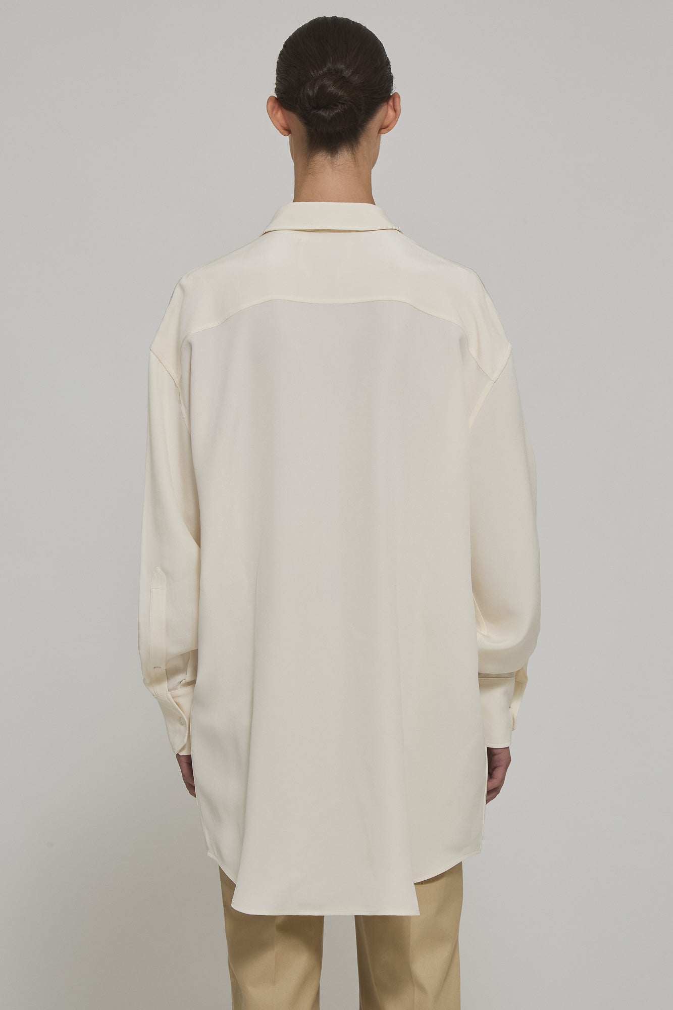 ROBERTA heavy silk oversized shirt