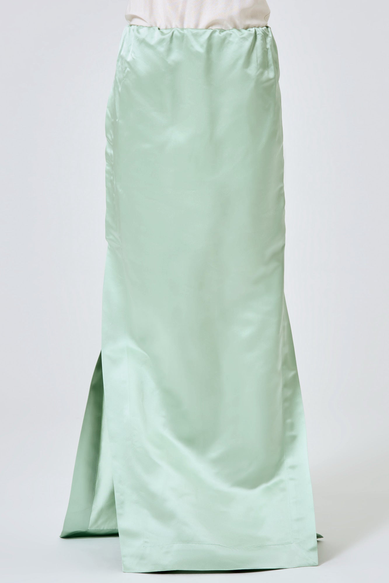 Gilda long skirt in silk duchesse
