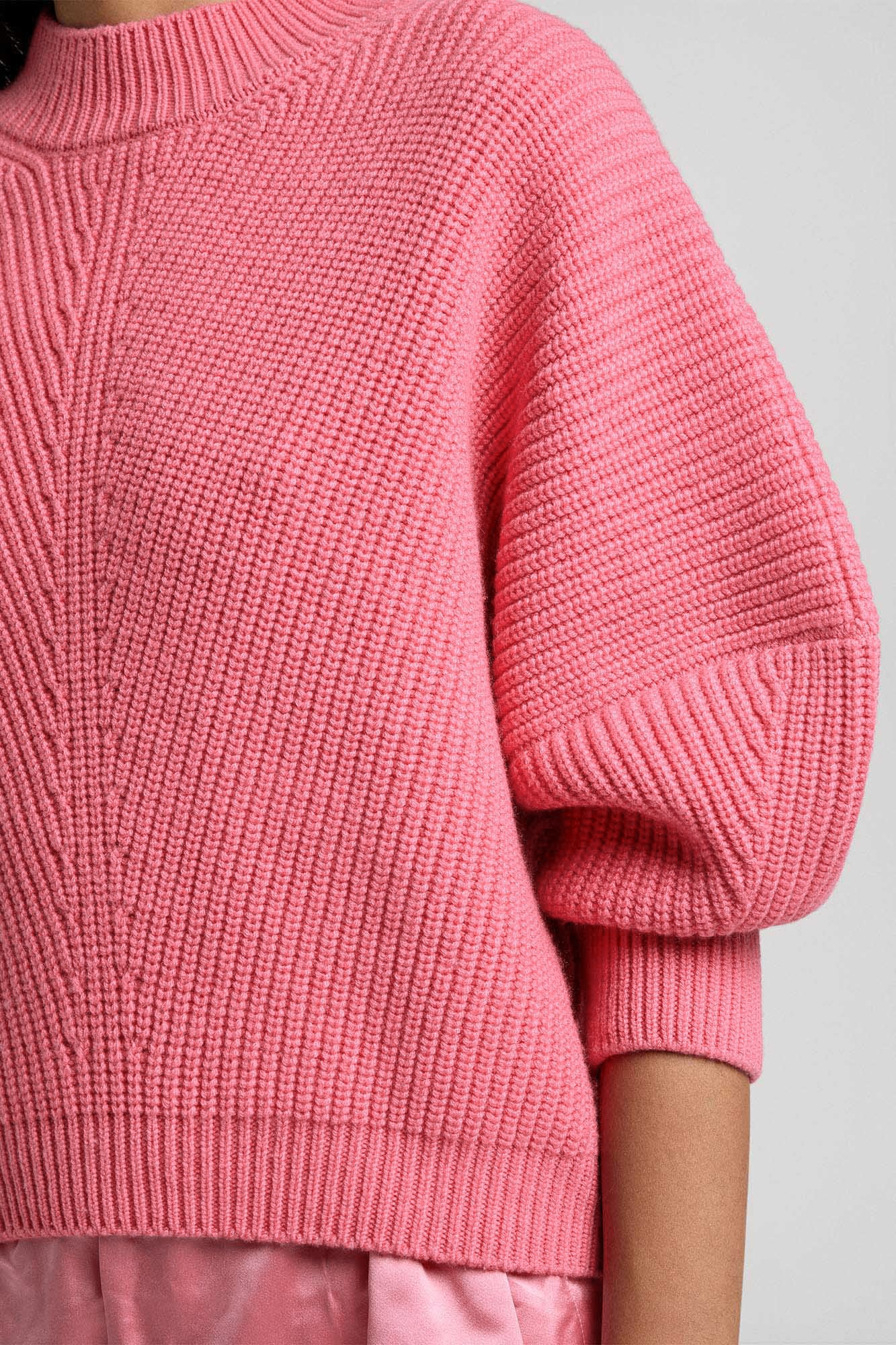 Three quarter sleeve sweater