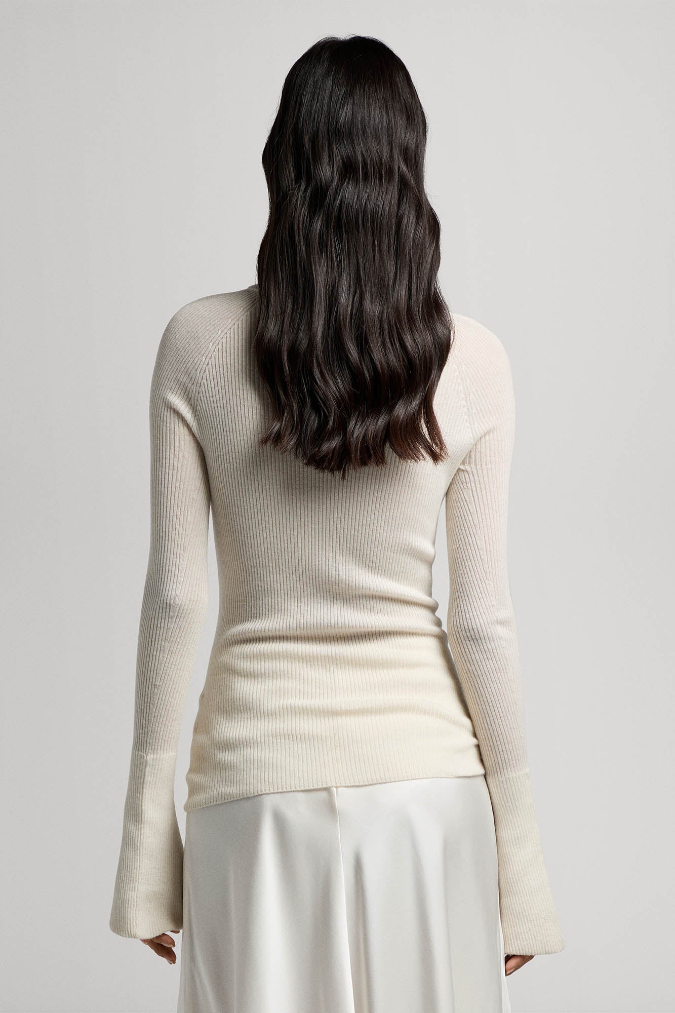 Long sleeve ribbed turtleneck