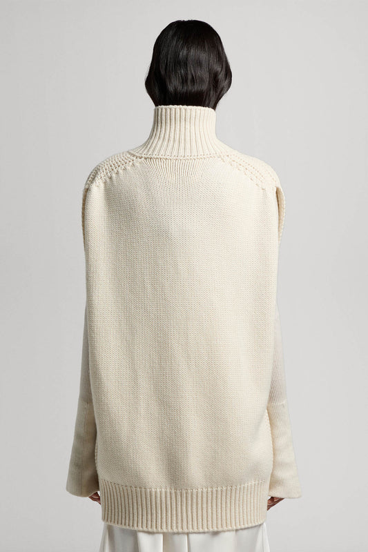 Matilda sleeveless zipped cashmere cardigan