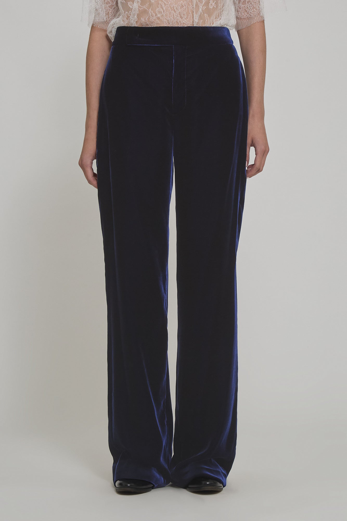 Andrea velvet regular trousers