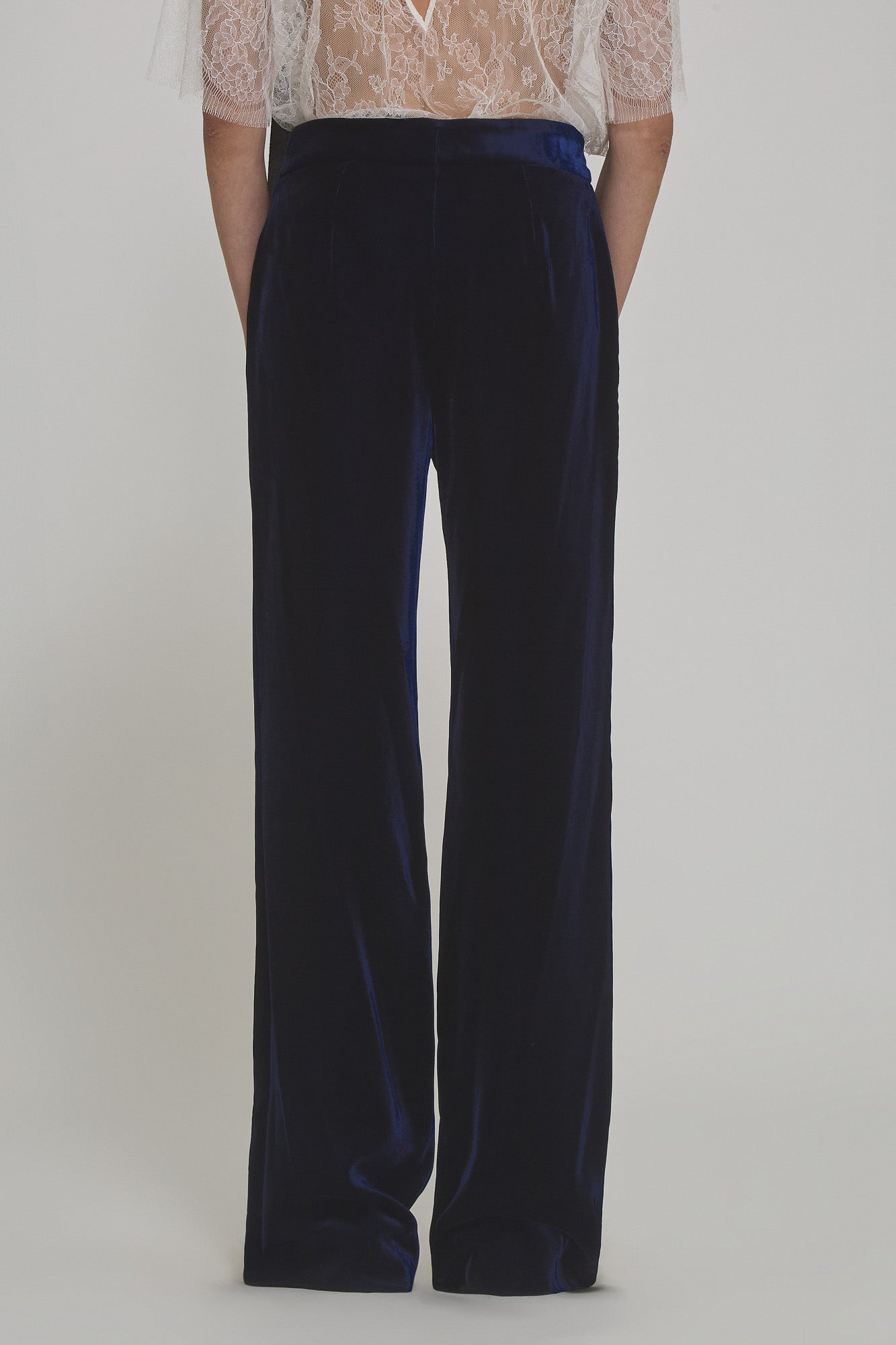 Andrea velvet regular trousers