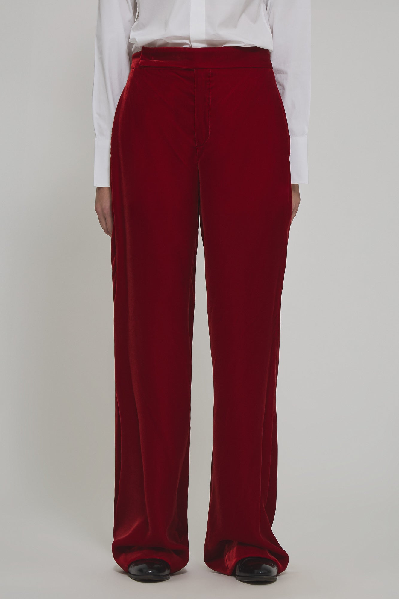 Andrea velvet regular trousers