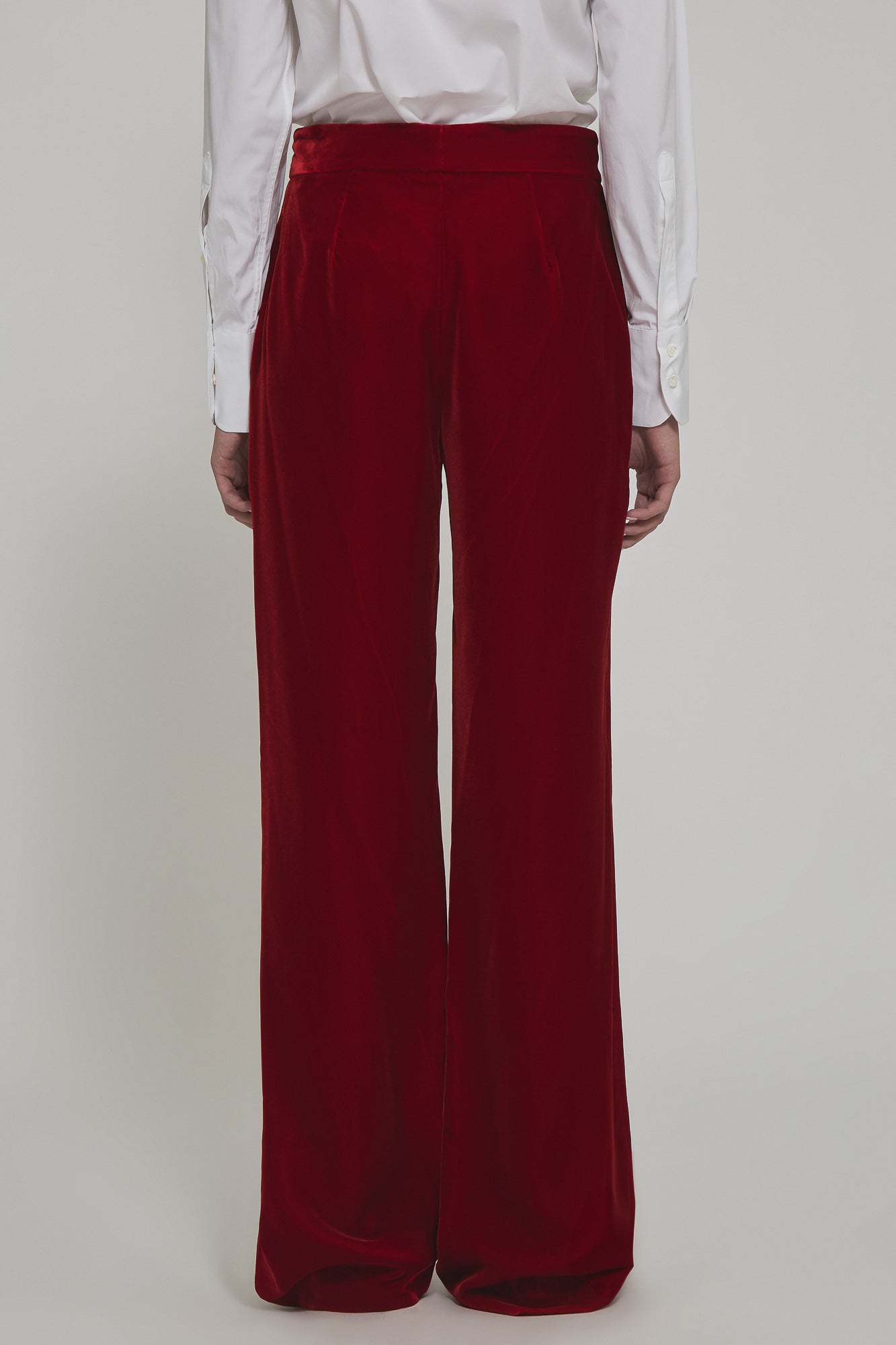 Andrea velvet regular trousers