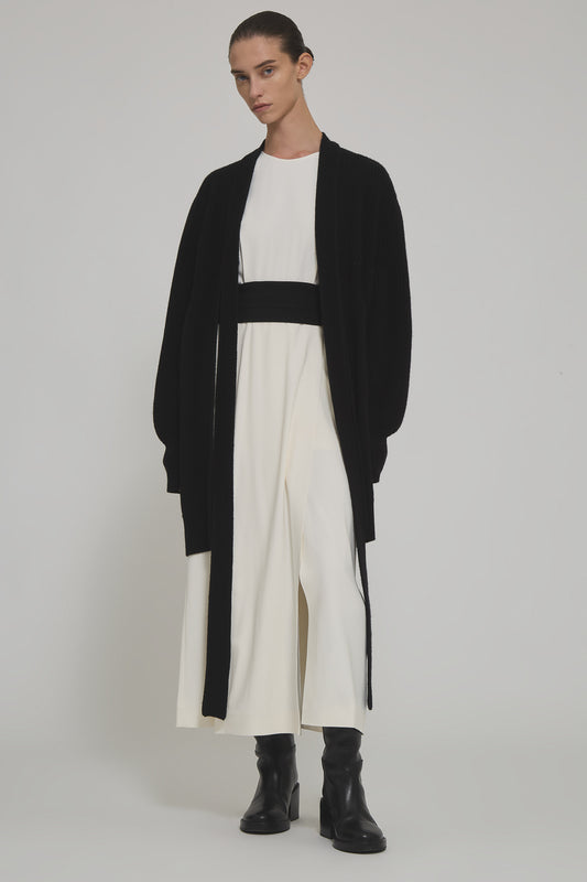 Armor cashmere cardigan with belt