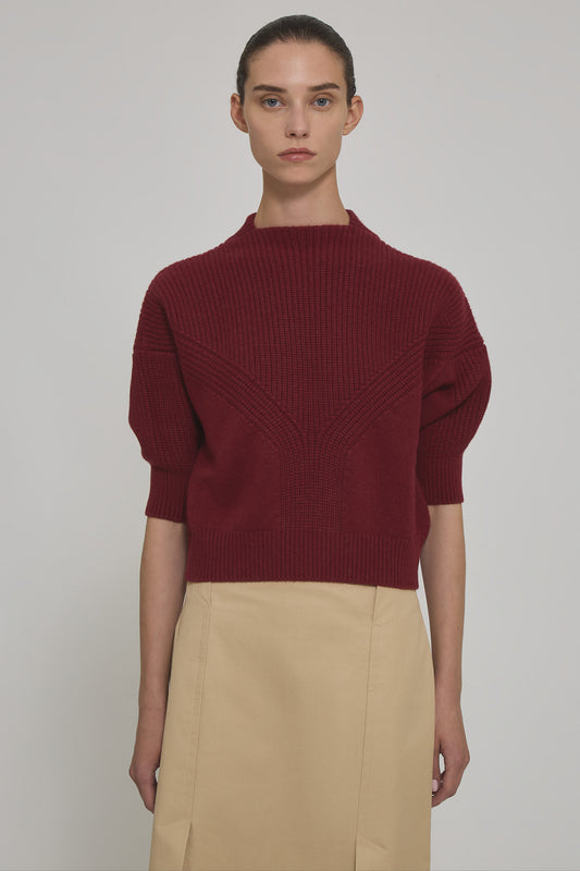 Armor cashmere boat neck sweater