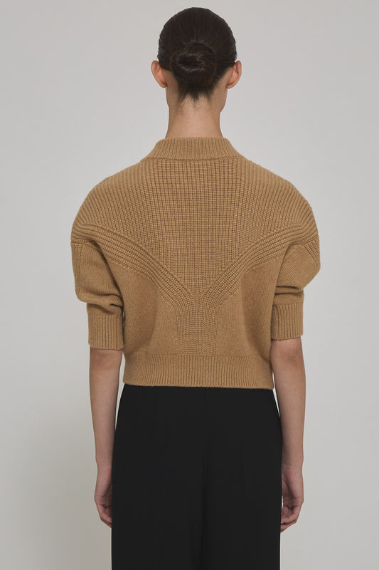 Armor cashmere boat neck sweater